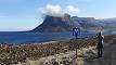 500 m in die Höhe an der Kaldbaksvík 500 m in die Höhe an der Kaldbaksvík